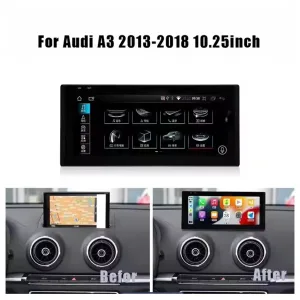 Audi A3 CarPlay Stereo 2013-2018 met 8-core CPU, 8+128GB 3 03 2