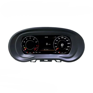 Prelingcar 9 inch LCD digitaal dashboard vooraanzicht voor VW Polo 6R 2008-2016, Vento en CrossFox 2015