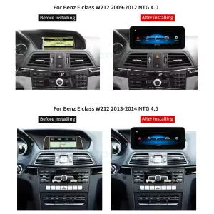 Mercedes E W212 Android Hoofdunit 2009-2016 | CarPlay DSP
