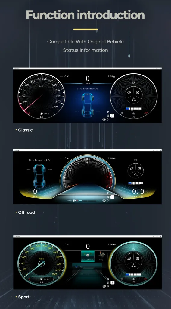 Mercedes ML GL Digitaal Cluster 2005-2010 | 12,3″ CarPlay, Android Auto