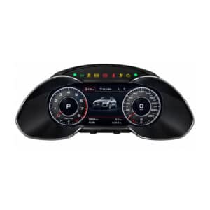 Audi Q5: achterafmontage van het digitale instrumentenpaneel 12,3″ Virtual Cockpit (2009–2017 8R)