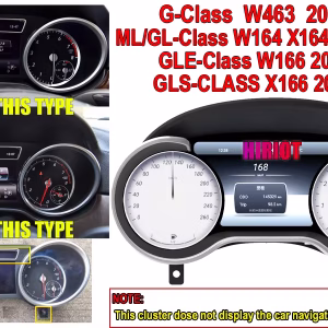 Mercedes ML GL Digitaal Cluster 2012-2015 | 12,3″ CarPlay, Android Auto
