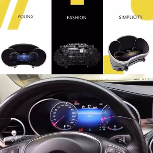 Mercedes C GLC Digital Cluster 2017 W205/X253 NTG5.0 with 12.3-Inch CarPlay 4 Mercedes C GLC Digitaal Cluster 2017 W205 NTG 5.0 | 12.3″ CarPlay