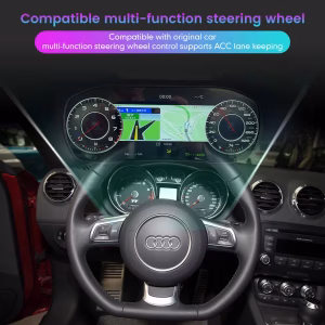 Audi TT Mk2 Virtual Cockpit – 12.3″ Digital Cluster for 8J 2008–2014 9 12,3 inch digitaal instrumentenpaneel voor Audi TT 2009-2013