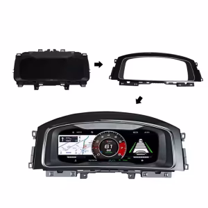 Digitaal instrumentenpaneel VW Golf Mk7: Linux-upgrade voor Passat B8 en Arteon 7 Montageframe voor het digitale instrumentenpaneel van Volkswagen (Golf 7, Passat B8, CC) met 12,3-inch display