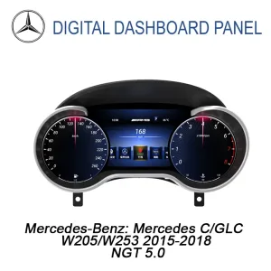 Mercedes C GLC Digitaal Cluster W205/W253 2015-2018 | 12,3″ CarPlay