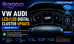 Update voor het digitale LCD/LED-instrumentenpaneel van VW en Audi