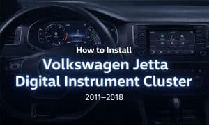 Een digitaal instrumentenpaneel voor Volkswagen Jetta installeren