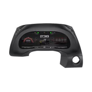 Nissan Patrol Y62 Digitaal Cluster met een 12,3 inch LCD-scherm, compatibel met bepaalde Armada en Infiniti QX80 2015-2021 modellen.
