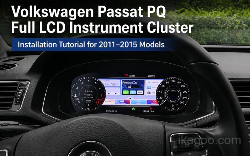 Installatie digitaal instrumentenpaneel Passat