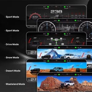 Nissan Patrol Y62 Digitaal Cluster - Meertalige Ondersteuning