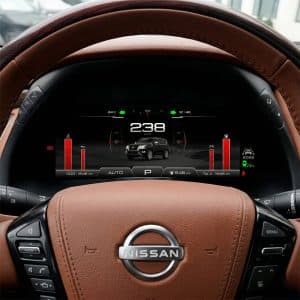 Nissan Patrol Y62 Digitaal Cluster