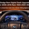 Dodge Ram digitaal dashboard upgrade