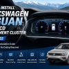 Hoe een Volkswagen Tiguan volledig LCD-instrumentenpaneel 2017-2022 te installeren