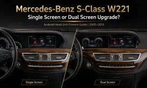 Mercedes-Benz S-Klasse W221 Android Upgrade hoofdunit