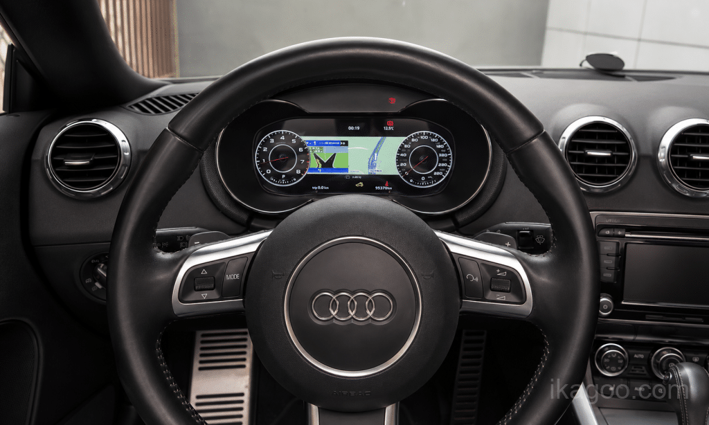 Audi TT 8J digitale instrumentencluster-installatie eindresultaat