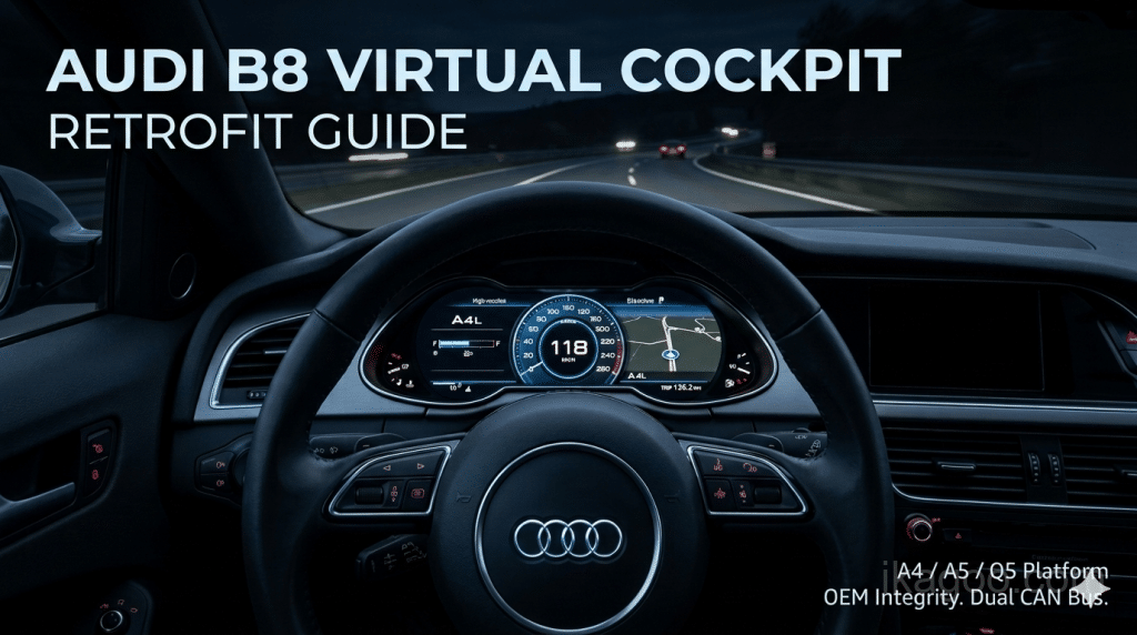Audi Q5 8R Virtual Cockpit installatie