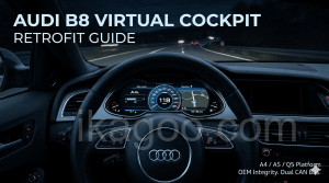 Audi Q5 8R Virtual Cockpit installatie