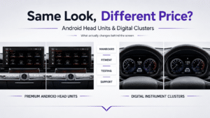 Prijzen van Android-autoradio’s en digitale instrumentenpanelen: hetzelfde uiterlijk, groot prijsverschil