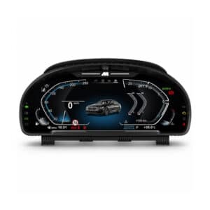 BMW X5 E70 digitaal cluster snelheidsmeter en instrumentdisplay op 12.3-inch scherm