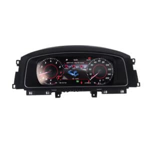 VW Golf Mk7 virtual cockpit digitaal clusterdisplay met snelheidsmeter en versnelling