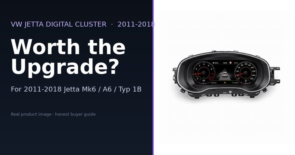 VW Jetta Digitale Cluster 2011-2018 de upgrade waard