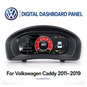 VW Caddy Digital Cluster 2011–2019 with Apple CarPlay & Android Auto