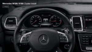 Mercedes W166 X166 digitale clusterinstallatie | 2012–2019