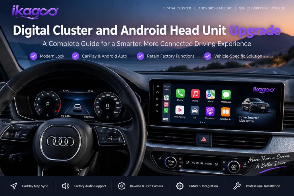 Kun je een digitale cluster en een Android head unit tegelijk upgraden?