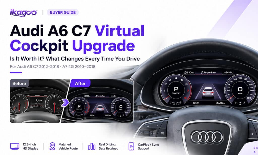 Audi A6 C7 Virtual Cockpit-upgrade: is het de moeite waard? Wat er elke keer dat je rijdt verandert