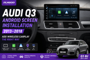 Audi Q3 2013-2018 Android-scherminstallatie