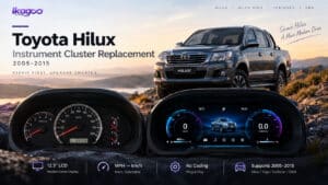 Toyota Hilux Fortuner digital cluster lossless installation steps