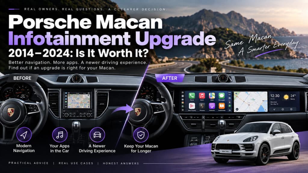 Porsche Macan Infotainment Upgrade: CarPlay of Dual Screen?