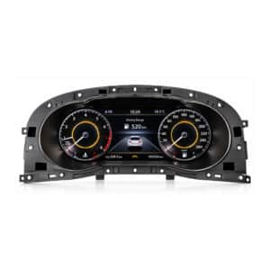vw golf sportsvan digital cluster unit gold theme