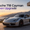 Porsche 718 Cayman Screen Upgrade with dual 12.3-inch display and Wireless CarPlay