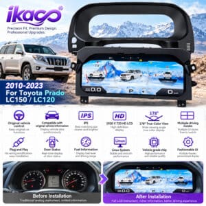 Toyota Land Cruiser Prado 150 Digitaal Instrumentenpaneel 2010–2020 – productgalerij foto 8