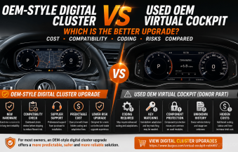 Beste digitale clusterupgrade: OEM-stijl vs gebruikte OEM Virtual Cockpit