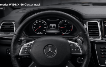 Mercedes W166 X166 digitale clusterinstallatie | 2012–2019
