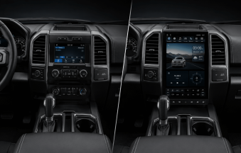 Installatiehandleiding voor een radio in Tesla-stijl in de Ford F-150 (2015–2020)