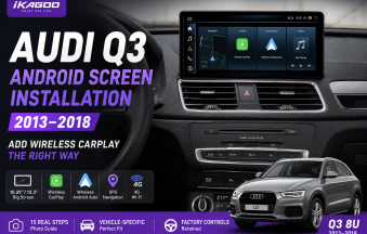 Audi Q3 2013-2018 Android-scherminstallatie